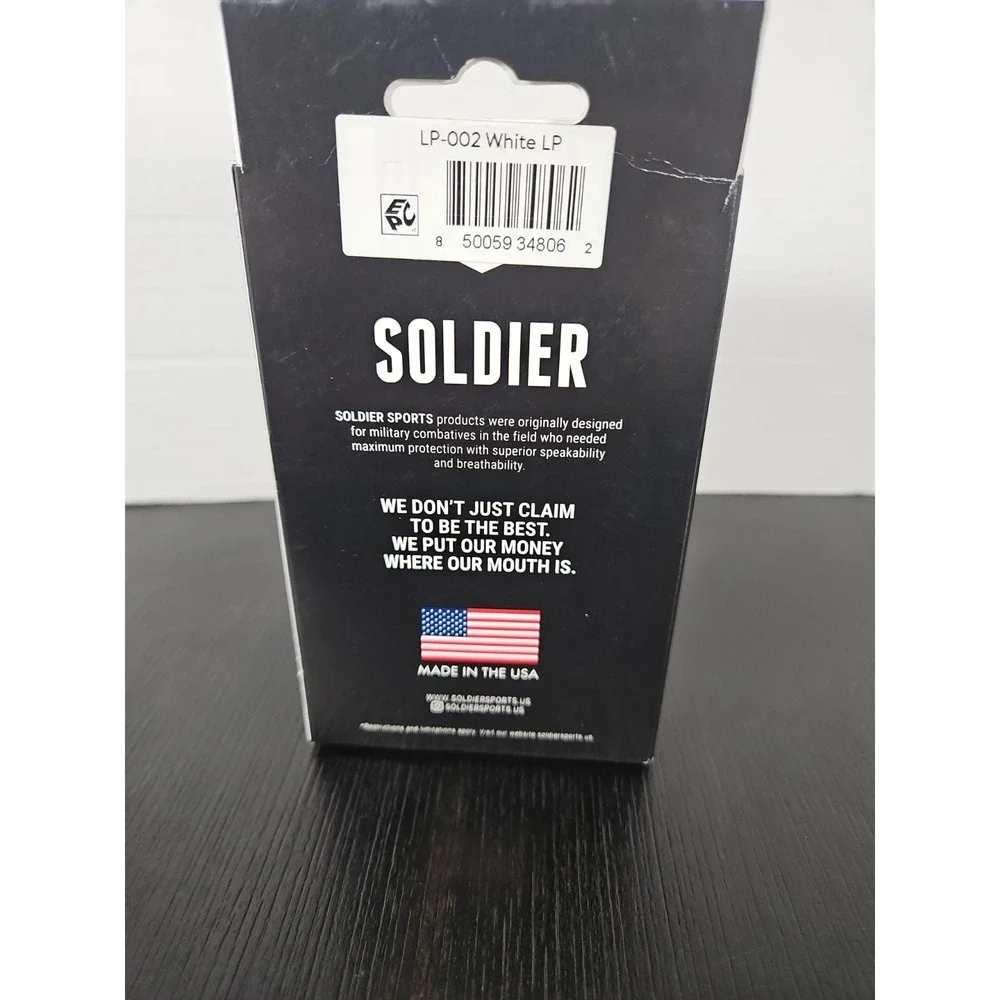 Soldier Mouthguard with Tethers – One Size Fits All – New in Box (A)